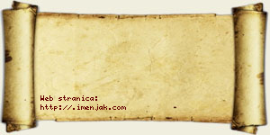 Jakov Šarović vizit kartica